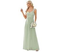 Ever-Pretty Women's Floor Length One Shoulder Empire Waist A Line Chiffon Evening Dresses Mint Green 8