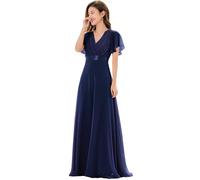 Ever-Pretty Women's Summer Wedding Party Dresses Evening, 14, Navy Blue.