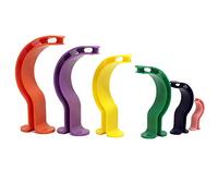 Ever Ready First Aid Berman Oral Airway Kit Emergency EMS Oropharangeal Airways 6-Pack Colored OPA in Poly Bag
