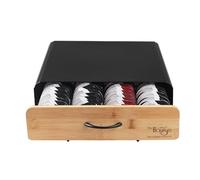 EVER RICH ® 64 PCS COFFEE POD STORAGE DRAWER COMPATIBLE WITH TASSIMO POD HOLDER | T-DISC COFFEE CAPSULES | ANTI VIBRATION DESIGN
