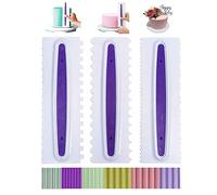 Ever Rich ® Cake Decorating Pastry Tool Kit. Professional Cupcake Decorating Kit. Rotating Turntable Stand (5. 3Pc Cake Smoother)