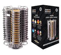 Ever Rich ® Coffee Capsule Pod Holder - Compatible With Tassimo T-Discs Coffee Capsules (60 CHROME)