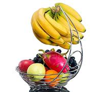 EVER RICH ® Fruit Bowl with Banana Hanger (Chrome)
