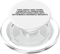 Ever Since I Was Young Data Business Insights Sarcastic Joke PopSockets PopGrip for MagSafe