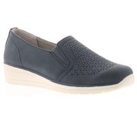 Ever So Soft Cathy Women's Navy Wedge Shoes, Size: 4