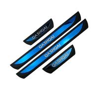 Ever TA 4 pcs Car Door Sill Protector Strips for NIS-san Qashqai J10 J11 2016-2022, Stainless Steel Auto Threshold Kick Plates Pedal Car Body Styling Decoration Accessory