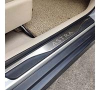 Ever TA 4 pcs Car Door Sill Protector Strips for Op-el Vauxhall Astra 2010-2022, Stainless Steel Auto Threshold Kick Plates Pedal Car Body Styling Decoration Accessory, Silver