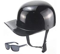 Ever TA Vintage Baseball Cap Motorcycle Retro Half Helmet for Men Women DOT Approved Adult Open-Face Half Shell Helmet for Street Cruiser Chopper Moped Scooter (Color : V, Size : M=57-58cm)