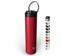 Ever Vessel Super Maxi Stainless Steel Water Bottle 36oz - Double wall vacuum insulated | Integrated carry handle | leak proof flip top lid | Lightweight & stylish (Red)