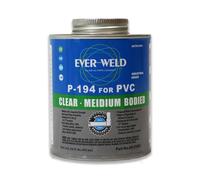 EVER-WELD PVC Pipe Cement 473ml - Industrial Grade Medium Bodied Solvent Weld PVC Adhesive for Pond Plumbing & Irrigation Systems, Clear Fast-Setting Glue for Strong Leak-Proof Pipe Joints