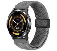 EverAct 18mm Magnetic Braided Compatible with Garmin Venu 3S 41mm Watch Band/Vivoactive 4S/Venu 2S/Vivomove 3S/Forerunner 255S/Forerunner 265S, Adjustable Stretchy Nylon Sport Strap for Women Men