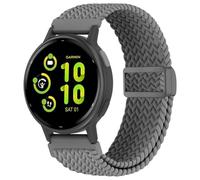 EverAct 20mm Magnetic Braided Band Compatible with Garmin Vivoactive 6/Vivoactive 5/3/3 Music, Elastic Loop Soft Stretchy Wristband Strap for Venu Sq 2/Venu 2 Plus & Forerunner 55/165/245/645