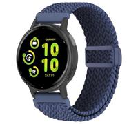 EverAct 20mm Magnetic Braided Band Compatible with Garmin Vivoactive 6/Vivoactive 5/3/3 Music, Elastic Loop Soft Stretchy Wristband Strap for Venu Sq 2/Venu 2 Plus & Forerunner 55/165/245/645