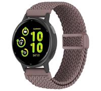 EverAct 20mm Magnetic Braided Band Compatible with Garmin Vivoactive 6/Vivoactive 5/3/3 Music, Elastic Loop Soft Stretchy Wristband Strap for Venu Sq 2/Venu 2 Plus & Forerunner 55/165/245/645