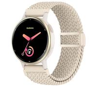 EverAct 20mm Magnetic Braided Band Compatible with Garmin Vivoactive 6/Vivoactive 5/3/3 Music, Elastic Loop Soft Stretchy Wristband Strap for Venu Sq 2/Venu 2 Plus & Forerunner 55/165/245/645