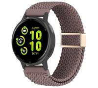 EverAct 20mm Magnetic Braided Compatible with Garmin Vivoactive 5 Watch Band/Vivoactive 6/3/3 Music,Adjustable Stretchy Nylon Sport Strap for Venu Sq 2/Venu 2 Plus & Forerunner 55/165/245/645/570-42mm