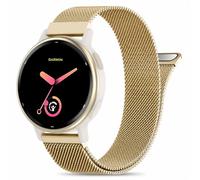 EverAct 20mm Metal Magnetic Compatible with Garmin Vivoactive 5 Watch Band/Vivoactive 6/3/3 Music, Quick Release Stainless Steel Mesh Strap for Venu Sq 2 & Forerunner 55/165/245/645/570-42mm