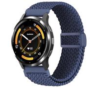 EverAct 22mm Magnetic Braided Nylon Band Compatible with Garmin Vivoactive 4/Venu 3/Venu 2, Elastic Loop Soft Stretchy Wristband Strap Replacement for Forerunner 265/255/255 Music Men Women