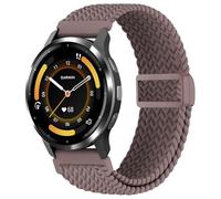 EverAct 22mm Magnetic Braided Nylon Band Compatible with Garmin Vivoactive 4/Venu 3/Venu 2, Elastic Loop Soft Stretchy Wristband Strap Replacement for Forerunner 265/255/255 Music Men Women