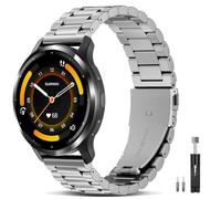 EverAct Compatible with Garmin Venu 3S Watch Band/Venu 4 41mm/Venu 2S/Vivoactive 4S/Vivomove 3S/Forerunner 255S/Forerunner 265S, 18mm Quick Release Stainless Steel Metal Strap Wristband for Women Men
