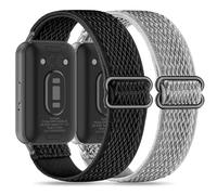 EverAct Elastic Bracelet Compatible with Samsung Galaxy Fit 3 Replacement Strap Watch Strap Accessories for Samsung Galaxy Fit 3 SM-R390 Nylon Replacement Strap Sports Watch Strap Women Men, Nylon