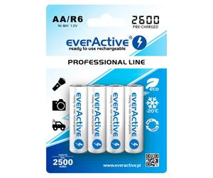 EverActive 2500 mAh R6/AA Battery 4 pcs.