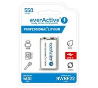 EverActive EVHR22-550C 9V Rechargeable Batteries