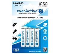 everActive R03/AAA Rechargeable Battery 1000 mAh 1,2 V - 8 pcs.
