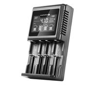 EverActive Professional Fast 4 x 18650 AAA AA C D Battery Charger - Large LCD Display - Capacity Test Model: UC-4000