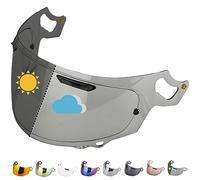 Everalo Compatible Arai Visor Vas V - Chaser X - Rx7v - Rx7x - Quantic - Quantum X - Concept X - Concept XE - Renegade V - Profile V - Qv Pro - Vas V Pinlock Ready (Transition Photochromic)