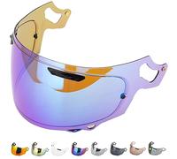 Everalo Compatible Arai Visor Vas V - Chaser X - Rx7v - Rx7x - Quantic - Quantum X - Concept X - Concept XE - Renegade V - Profile V - Qv Pro - Vas V Pinlock Ready (Blue)