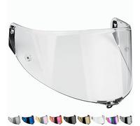 Everalo Compatible with Agv Corsa Visor - Corsa R - Pista - Pista Gp - Pista Gpr - Pista Gp RR - Gt Veloce - Veloce S - Race 3 Pinlock and TearOff Ready (Clear)