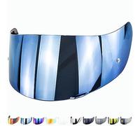 Everalo Compatible with Agv K1 Visor - K3sv - K5 - K5s - K1s - S4sv - Horizon - Skyline - Strada - Stealth sv - Compact - Helmet Visor Gt2 Pinlock Ready (Blue)