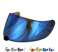 Everalo Compatible with HJC Is17 Visor - Fg17 - c70 - FgSt - HJ20M Helmet Visor Pinlock e Tear Off Ready - Anti Scratch and Anti Fog (Blue)