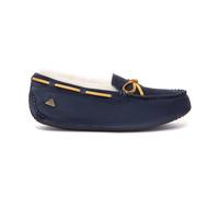 Everau Australia Crested Leather Loafer In Navy Navy