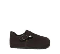 Everau Australia Fibre Brooke Sandal With Rubber Sponge Sole In Chocolate Chocolate