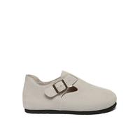Everau Australia Fibre Brooke Sandal With Rubber Sponge Sole In Light Sand Light Sand
