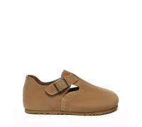 Everau Australia Fibre Brooke Sandal With Rubber Sponge Sole In Tan Tan