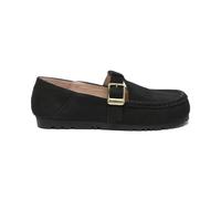 Everau Australia Genuine Leather Maria Loafers With Rubber Sole In Black Black