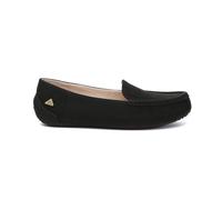 Everau Australia Genuine Leather Morris Moccasins With Rubber Sole In Black Black
