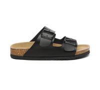 EverAu Australia Men's Duck Leather Twin Buckle Sandals in Black | Size: 11 EverAu Australia Black 11
