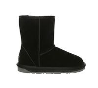 EverAu Australia Men's Real Sheepskin Kookaburra Mid-Calf Classic Boots with TPR Sole in Black | Size: 9 EverAu Australia Black 9