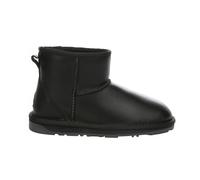 Everau Australia Real Sheepskin Emu Nappa Mini Classic Boots With Tpr Sole In Black Black 6