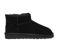Everau Australia Real Sheepskin Finch Ultra Mini Classic Boots With Eva Sole In Black Black 7