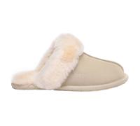 Everau Australia Real Sheepskin Harrier Slippers With Rubber Sole In Light Sand Light Sand