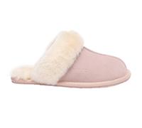 Everau Australia Real Sheepskin Harrier Slippers With Rubber Sole In Pink Pink