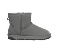 Everau Australia Real Sheepskin Mini Classic Boots With Tpr Sole In Grey Grey