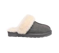 Everau Australia Real Sheepskin Raven Slippers With Eva Sole In Grey Grey 4
