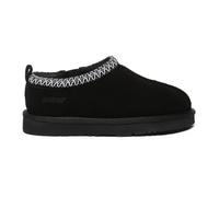 EVERAU Australia Women Wigeon Leather Slippers, Black, UK WOMEN 7/UK MEN 7