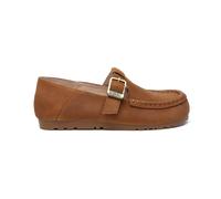EverAu Australia Women's Genuine Leather Maria Loafers with Rubber Sole in Brown | Size: 5